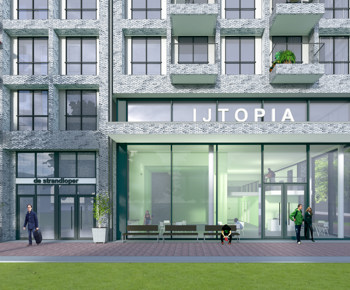 Centrumeiland kavel 8.01 - Jongerentalentencentrum en sociale huurwoningen op IJburg